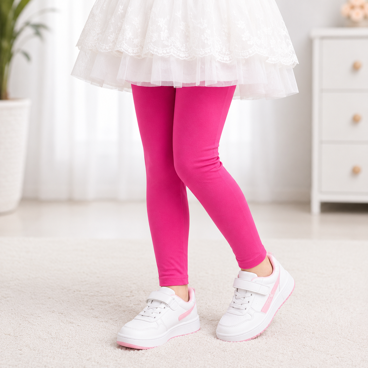 Leggings Pink 38 Size