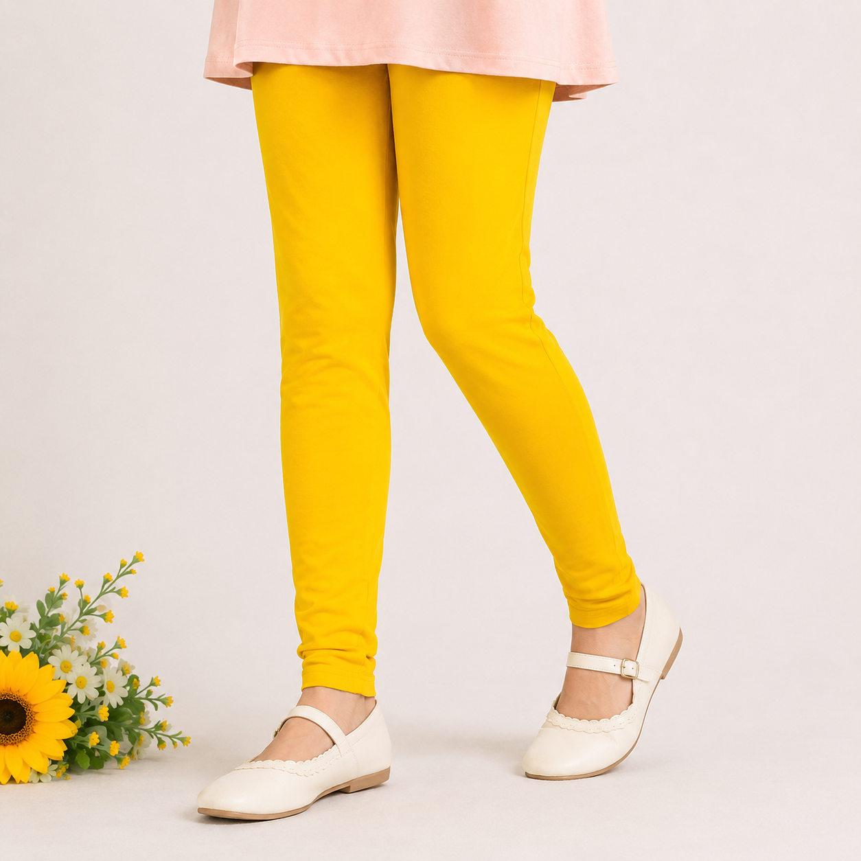 Leggings Yellow 38 Size