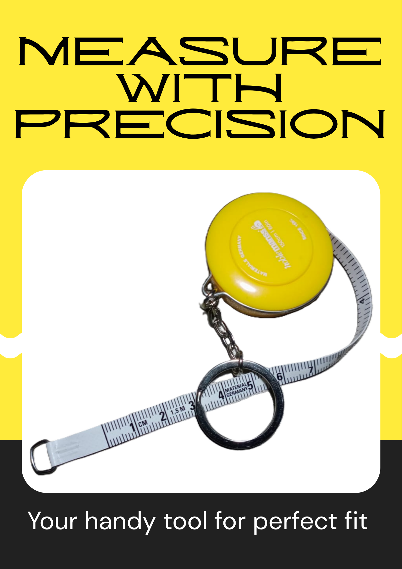 Keychain Measuring Tape